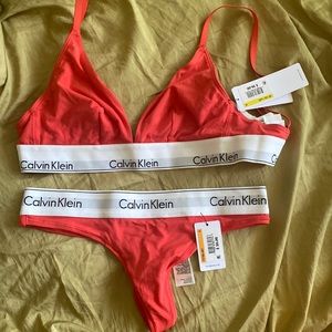 Calvin Klein bra and underwear